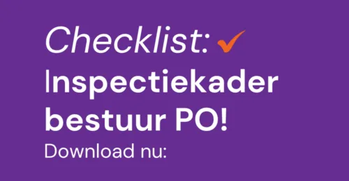 Download de Checklist inspectiekader bestuur PO