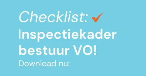 Download de Checklist inspectiekader bestuur VO