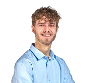 Portret van Nick Klaver, Content Marketeer bij Kwaliteitsbieb