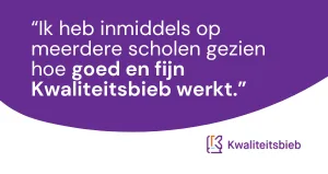 Steeds meer scholen ontdekken de voordelen van Kwaliteitsbieb