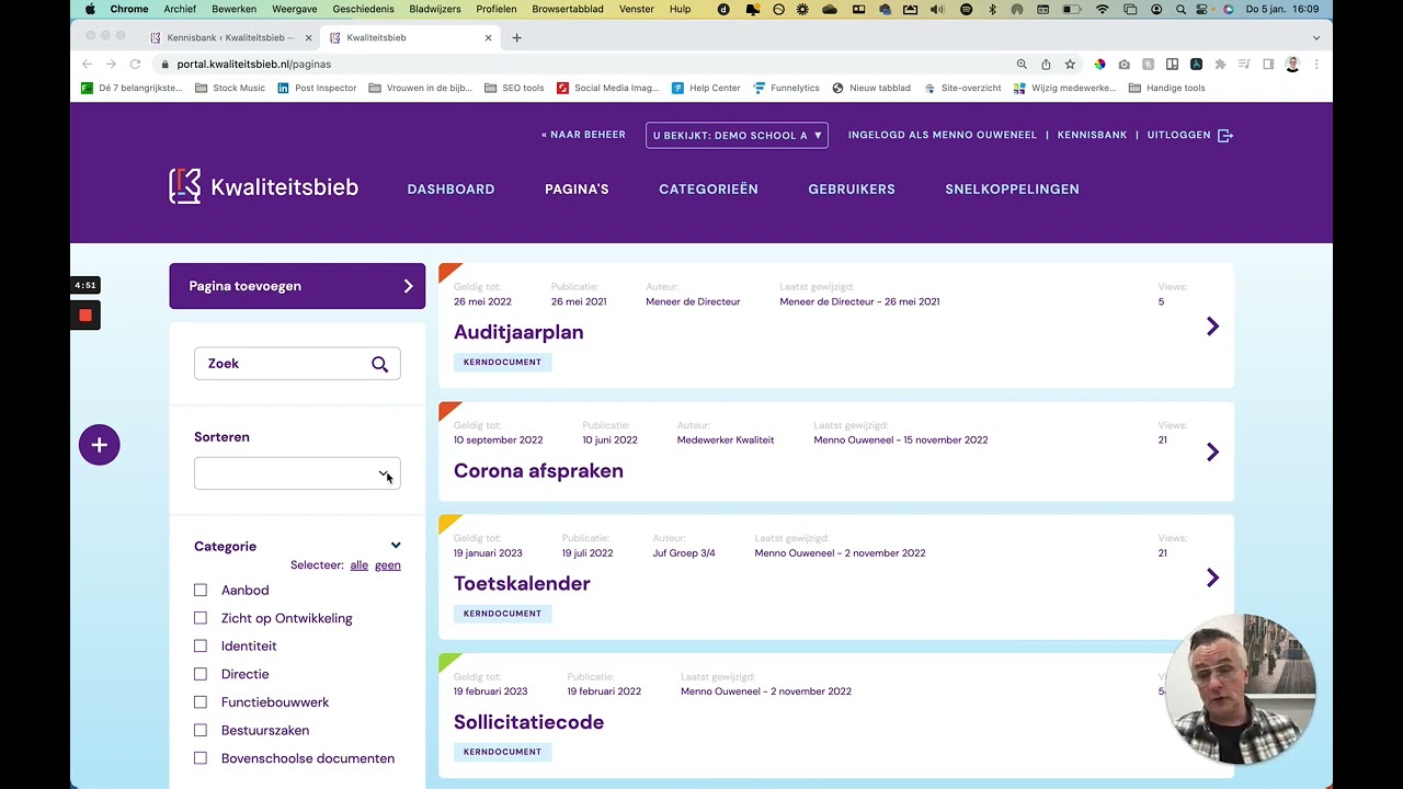 YouTube video player